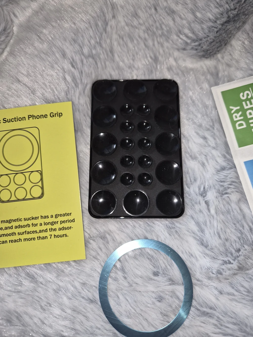 Magnetic Suction Phone Mount - Black